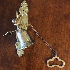 Vintage/Antique Solid Brass Front Door/Dinner Bell